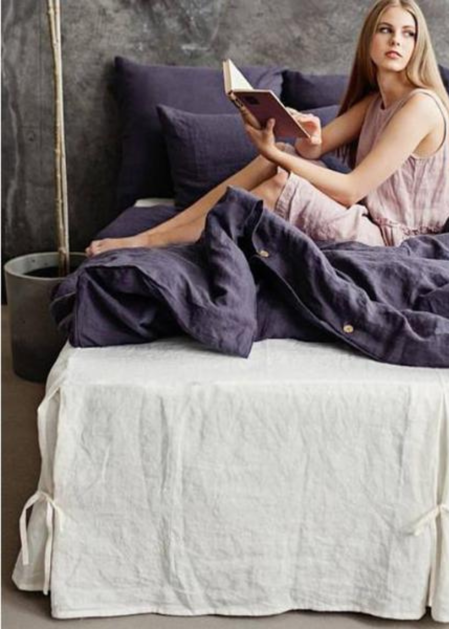 Linen bed skirt outlet nz