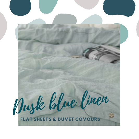 Dusky blue linen!