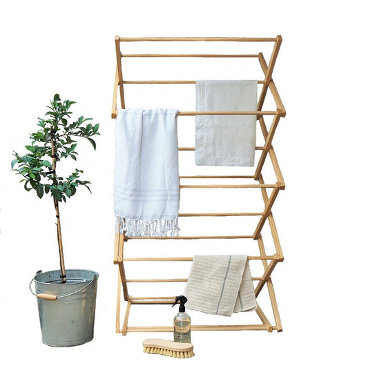 Wooden Clothes Drying Rack