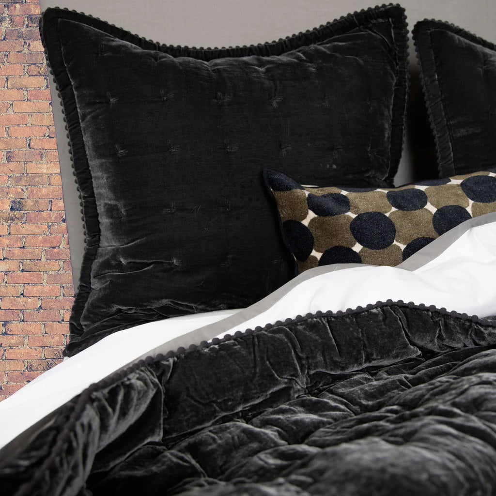 Velvet Comforter | Black