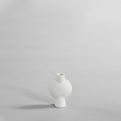 Sphere Vase Bubl Mini Bone White