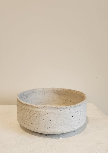 Organic Stoneware bowl | Sandy White | 21cm