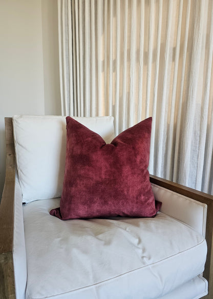 Velvet Cushion | Madder