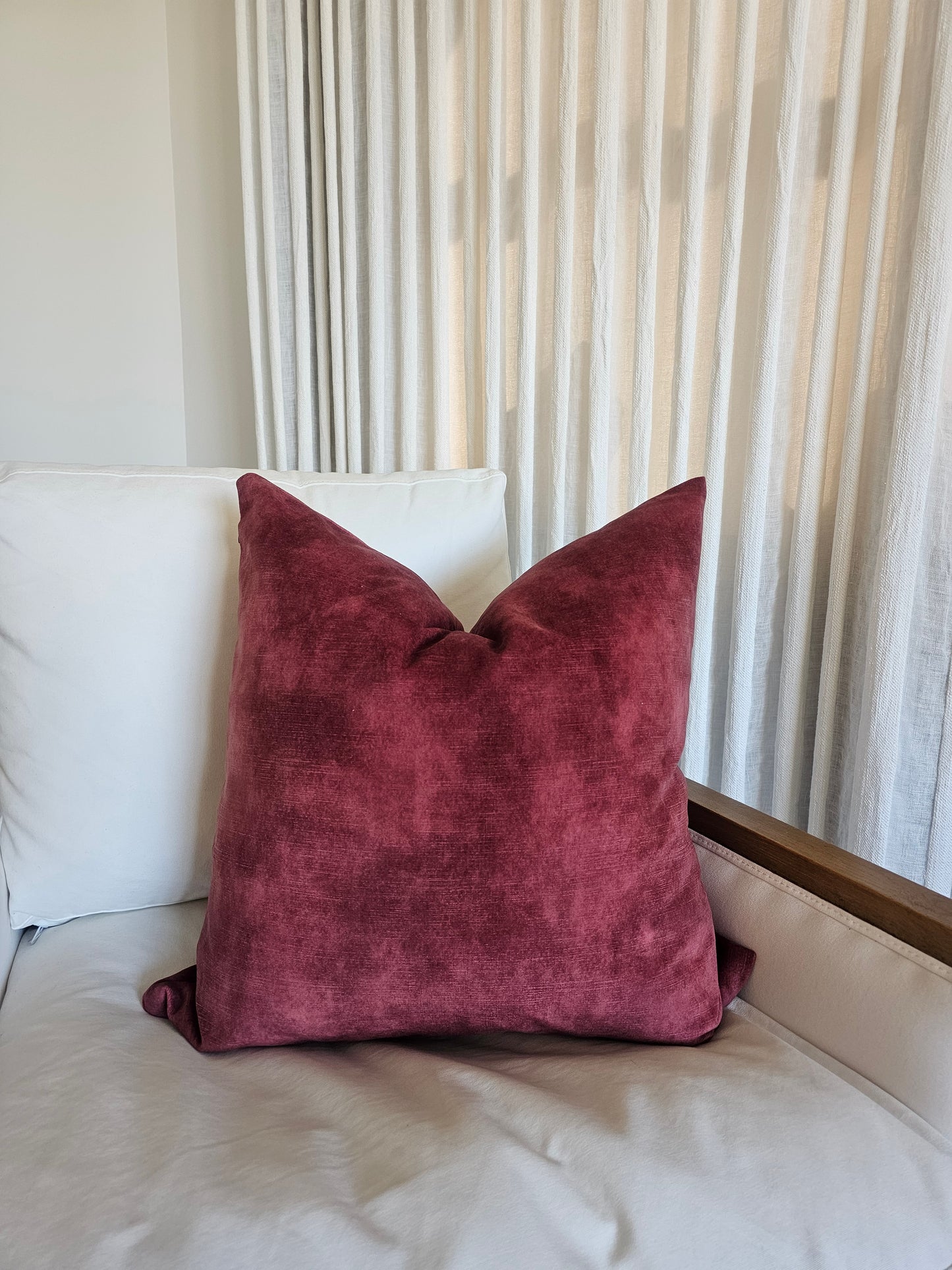 Velvet Cushion | Madder