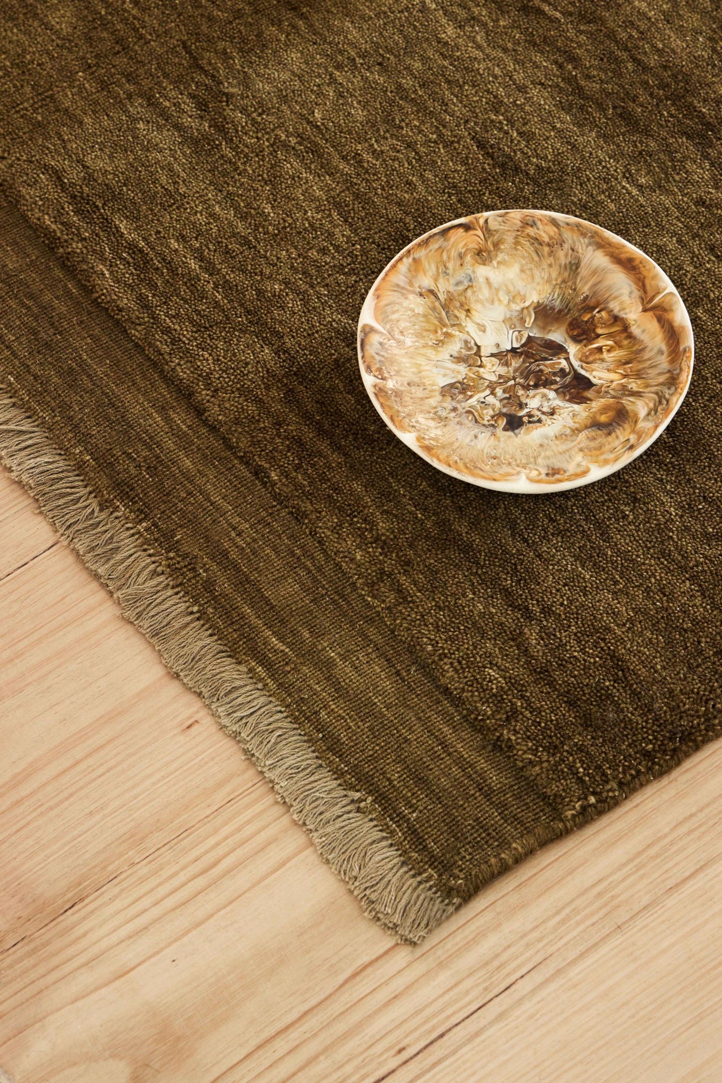 Silvio Floor Rug | Moss  | 100% Wool