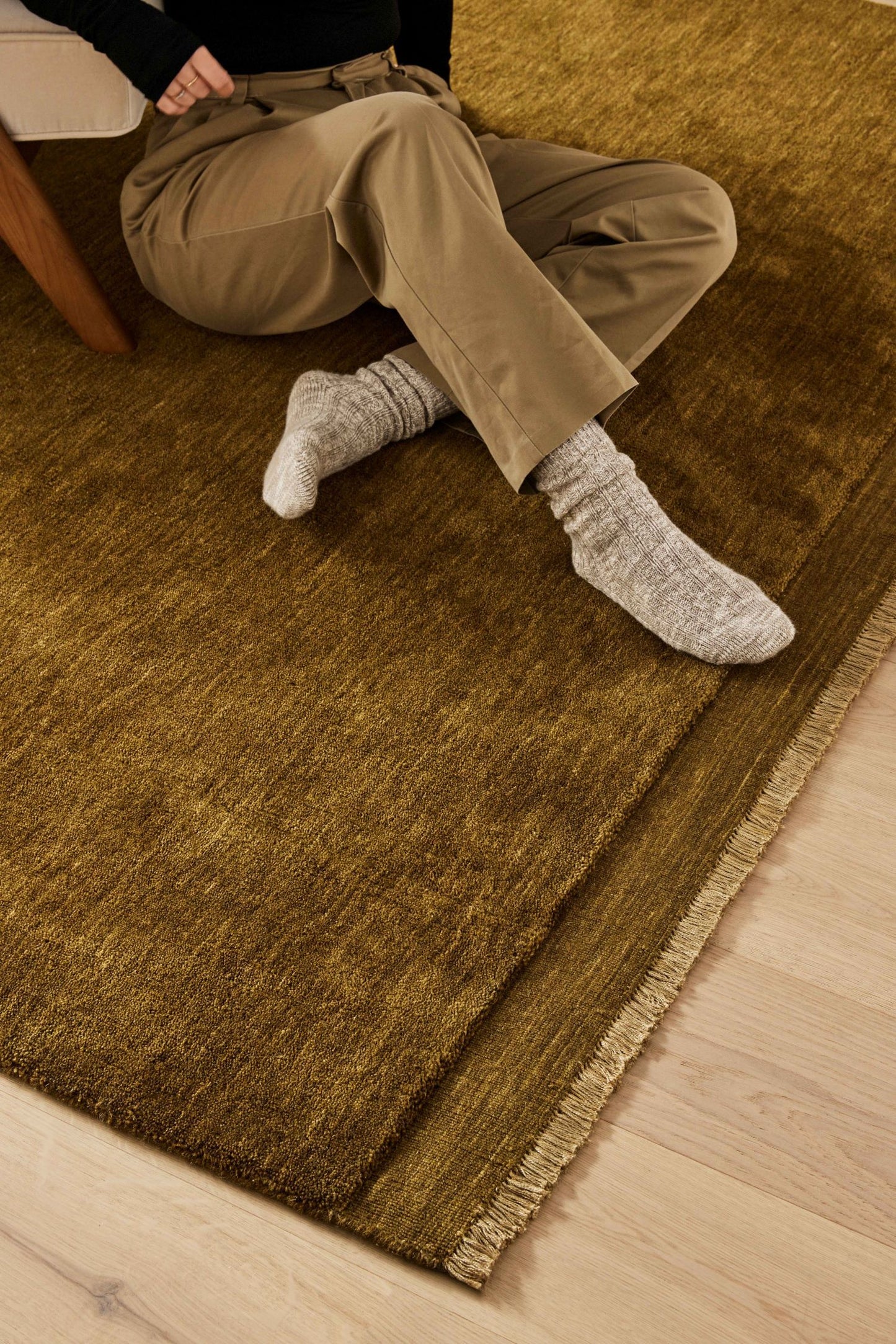 Silvio Floor Rug | Moss  | 100% Wool