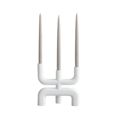 Cobra Candle Holder | Bone White