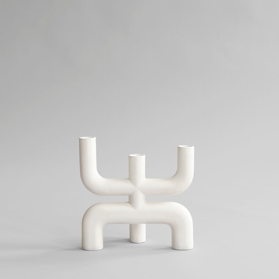 Cobra Candle Holder | Bone White