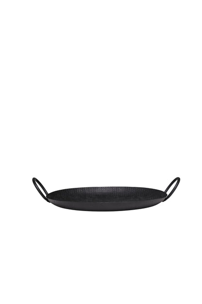 ANKARA Tray with Handles - Black