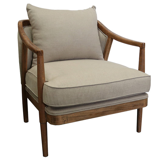 Parker Armchair | Oatwood & Linen