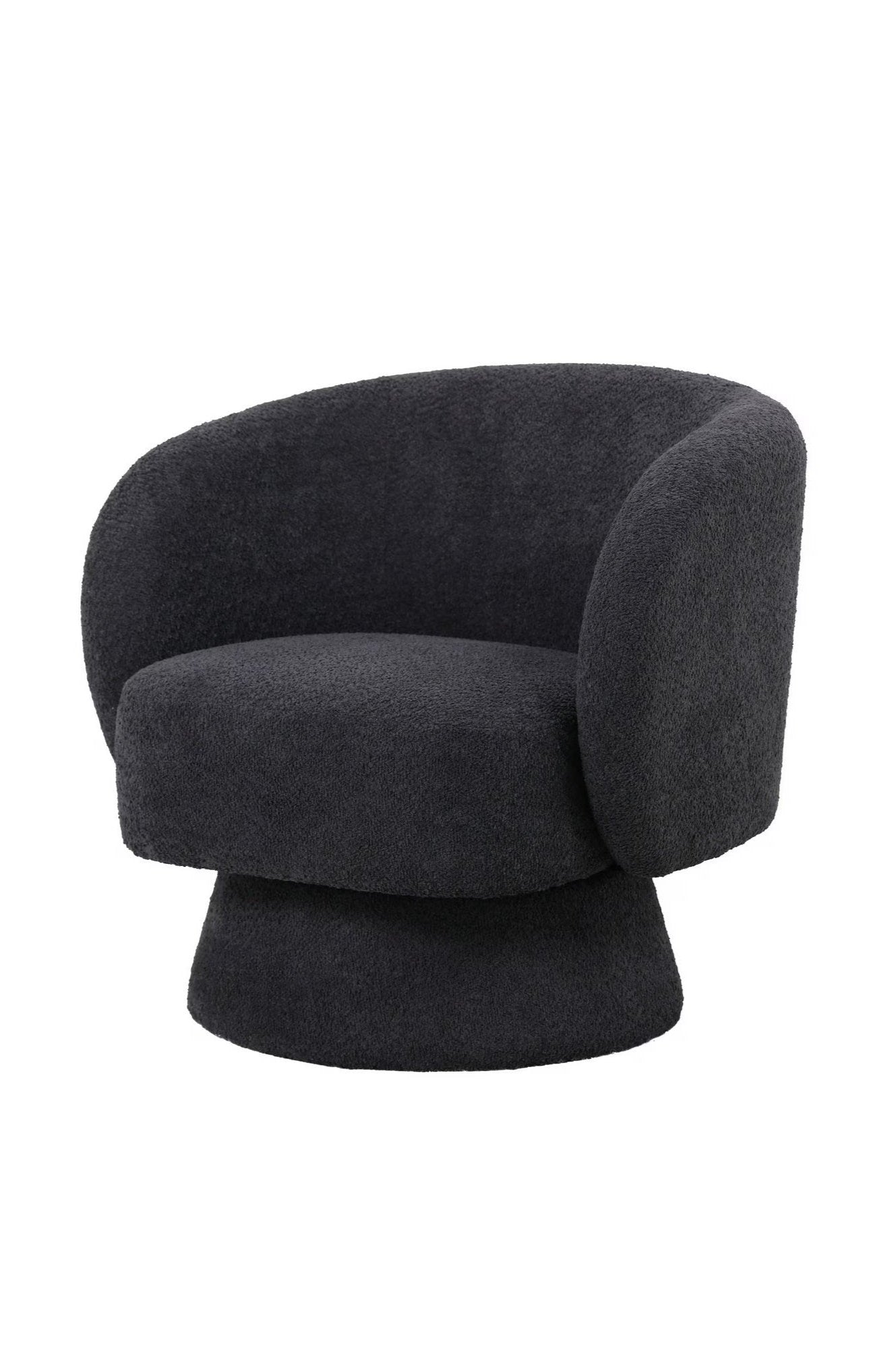 Boston Swivel Chair Charcoal