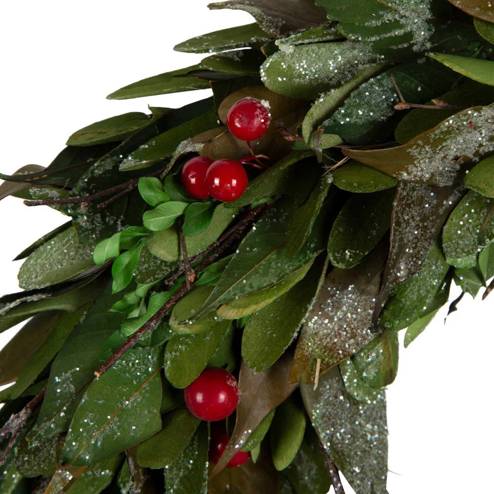 Frosted Berry Wreath - 43cm