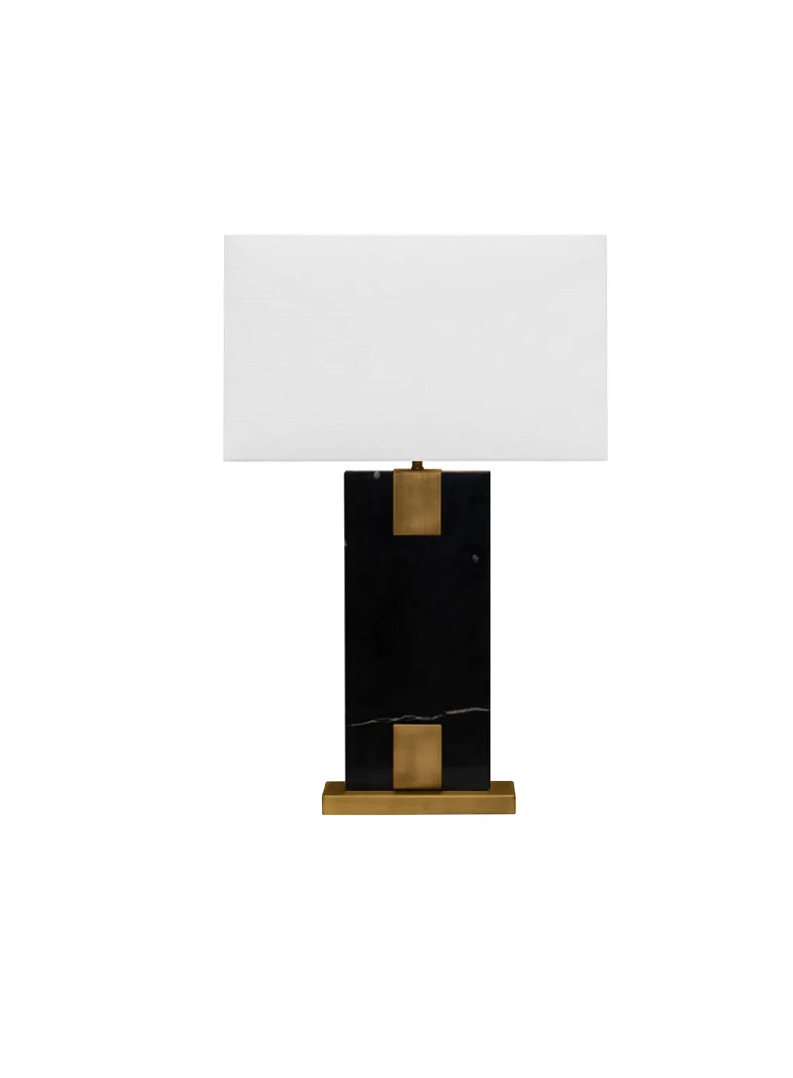 Zare Marble Table Lamp | Black