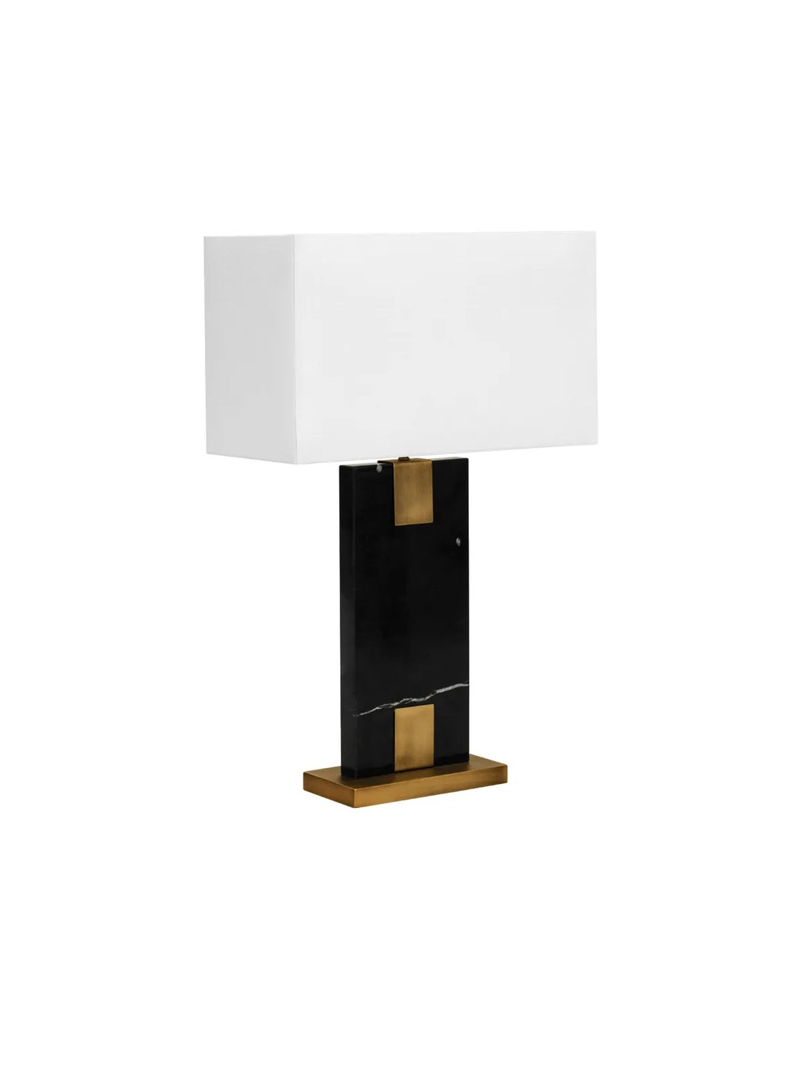 Zare Marble Table Lamp | Black