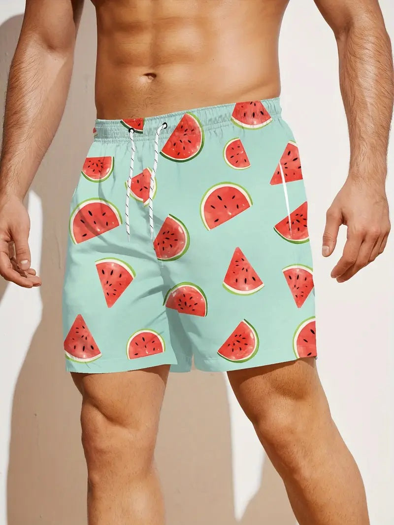 Mens Board Shorts _ Watermelon