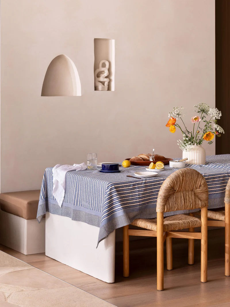 Linen Tablecloth |  Algarve Ocean