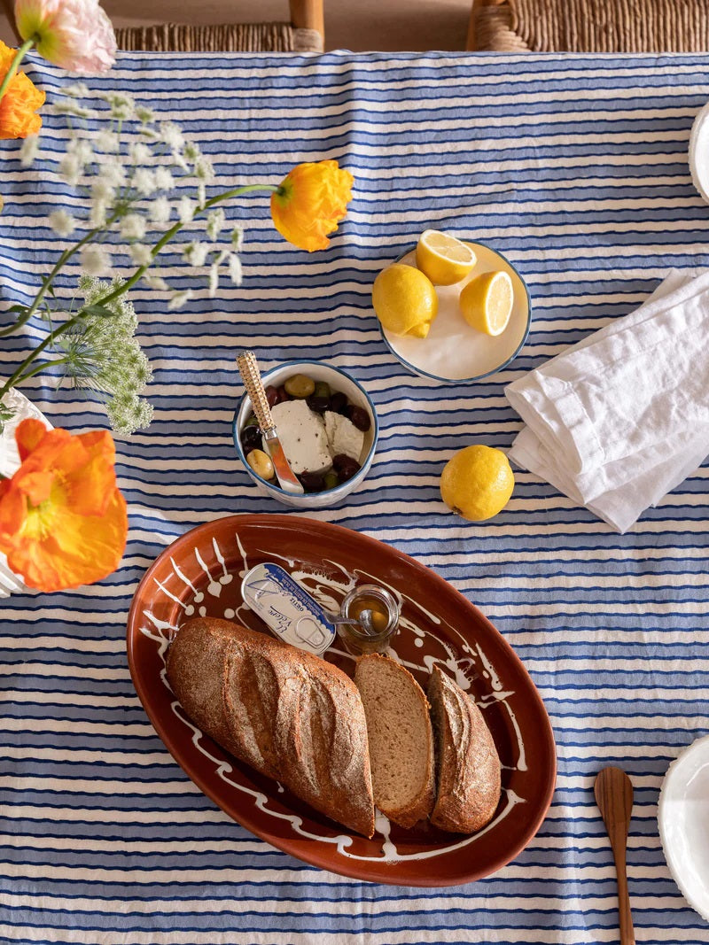 Linen Tablecloth |  Algarve Ocean