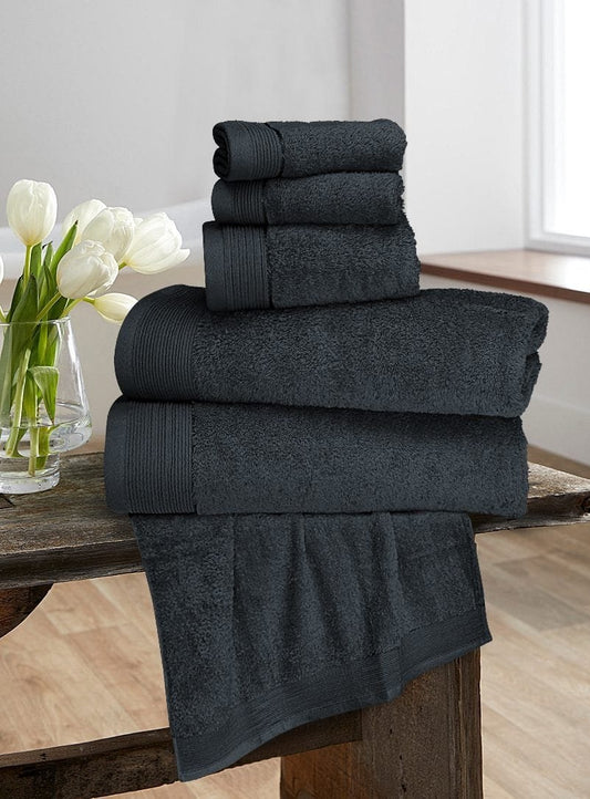 Egyptian Cotton Towel Set | Charcoal