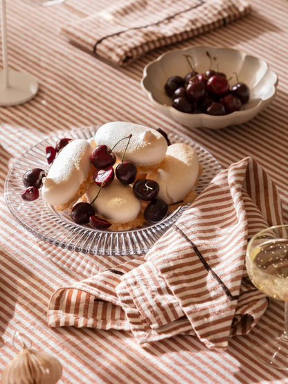 Linen Tablecloth |  Clay