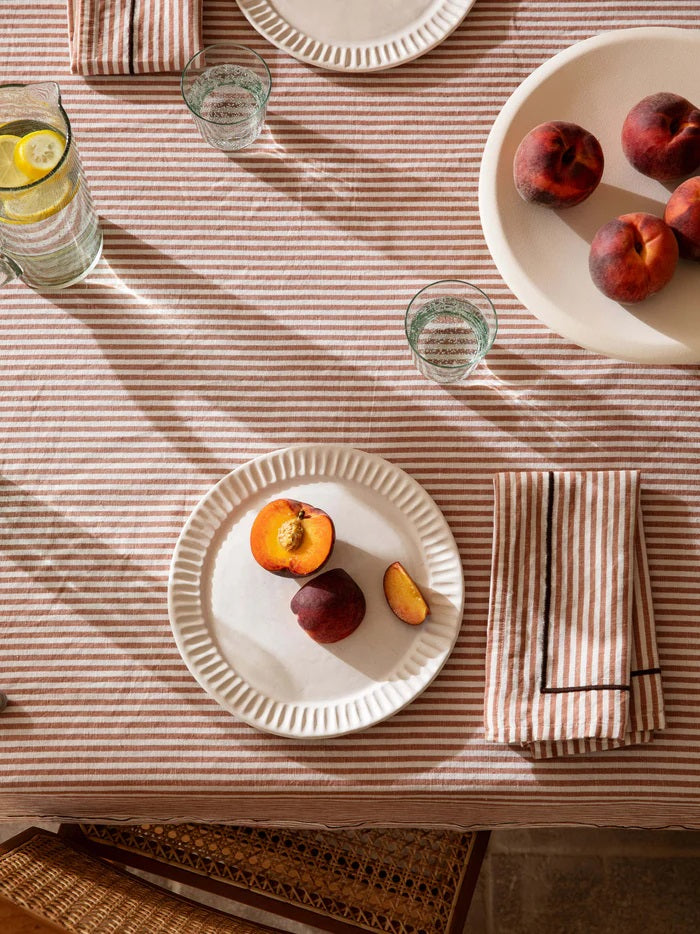 Linen Tablecloth |  Clay