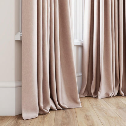 Glamour Cotton Twill Readymade Curtains | Petal