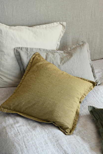 Linn Cushion - Dull Gold 50cm