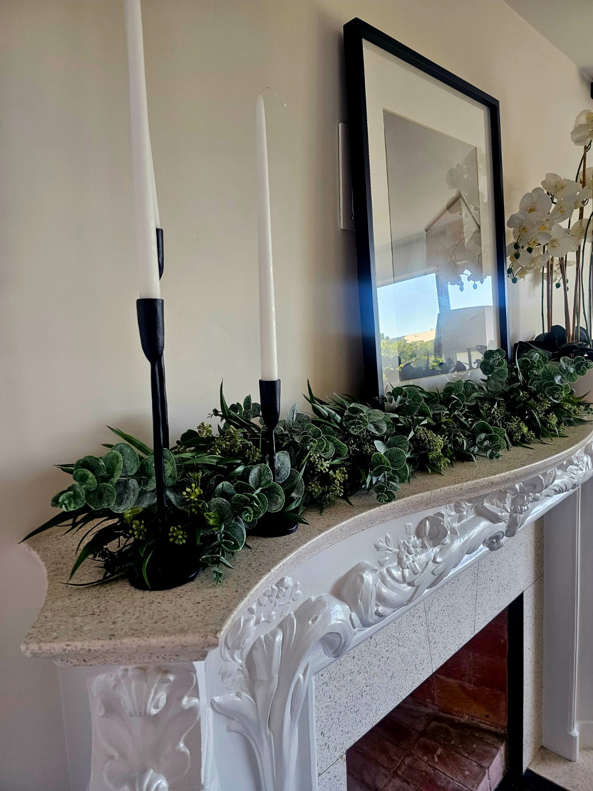 Faux Eucalyptus Garland