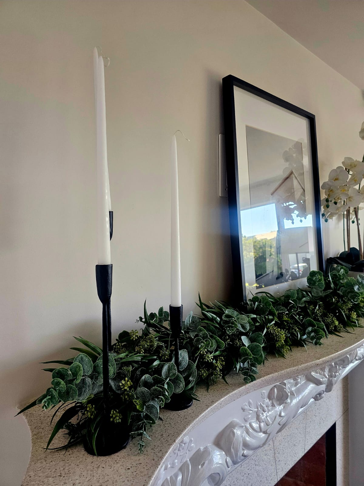 Faux Eucalyptus Garland