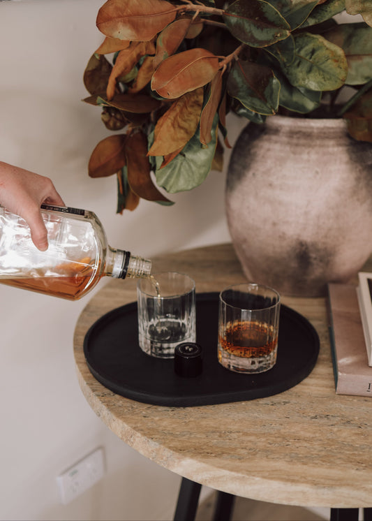 Stoneware Oval Platter | Black