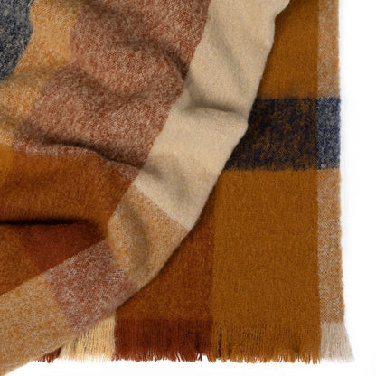 Kinloch Wool Throw | Spice | Made in New Zealand