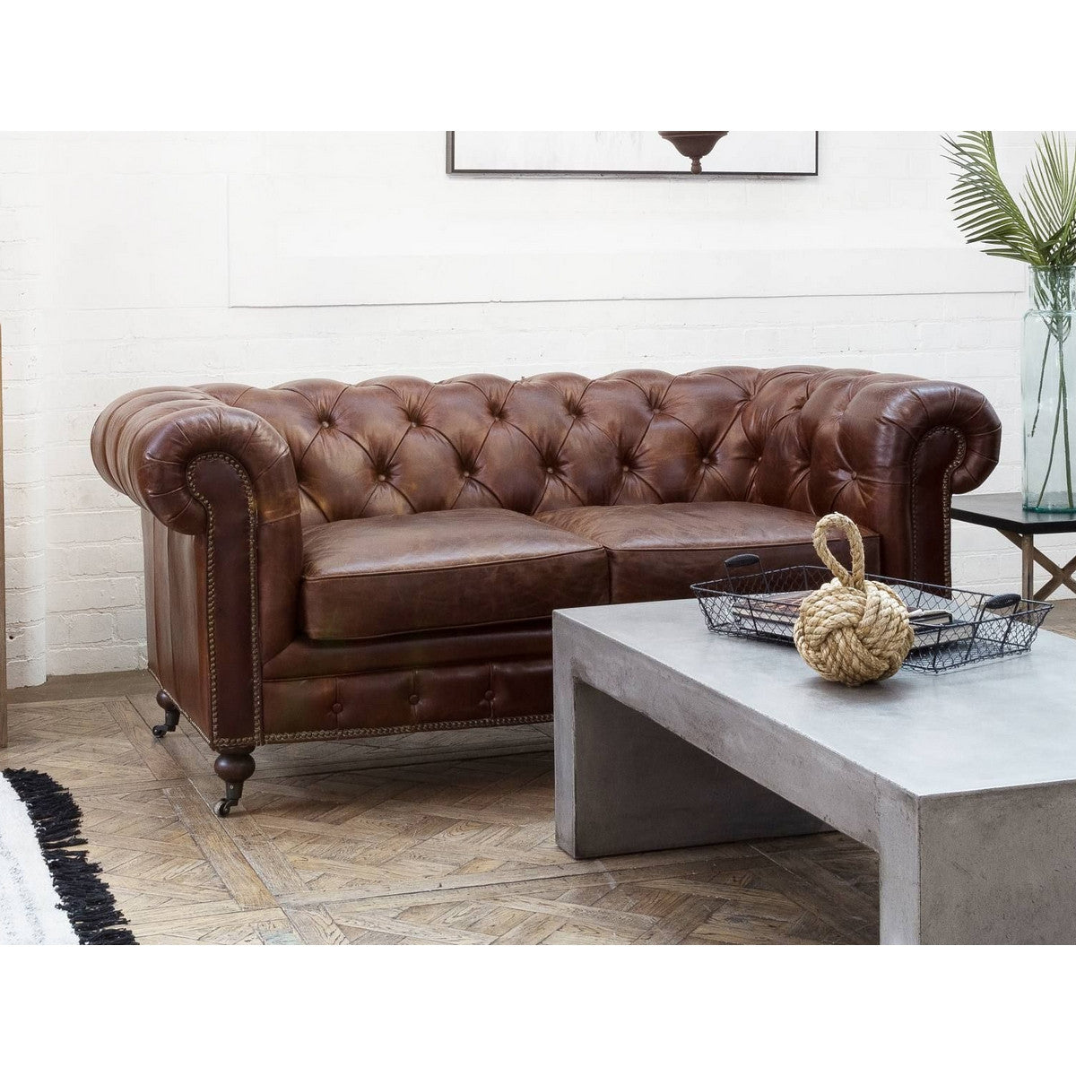 Classic Chesterfield two seater