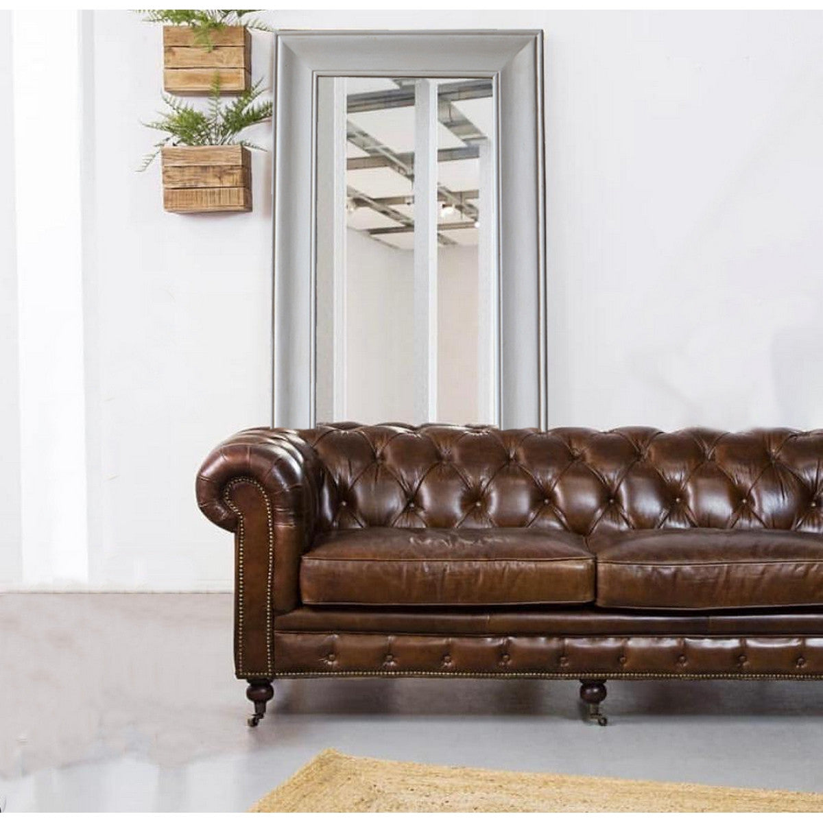 Classic Chesterfield three seater