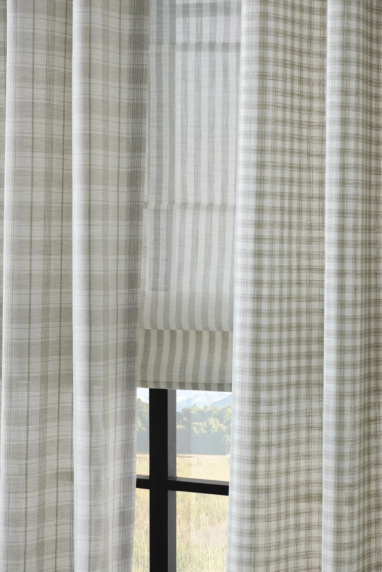 Marengo Sheer Curtains | Alabaster