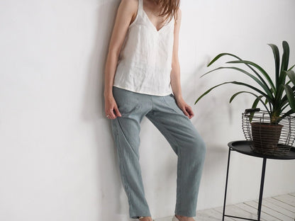 Linen Pants | Blue Sage