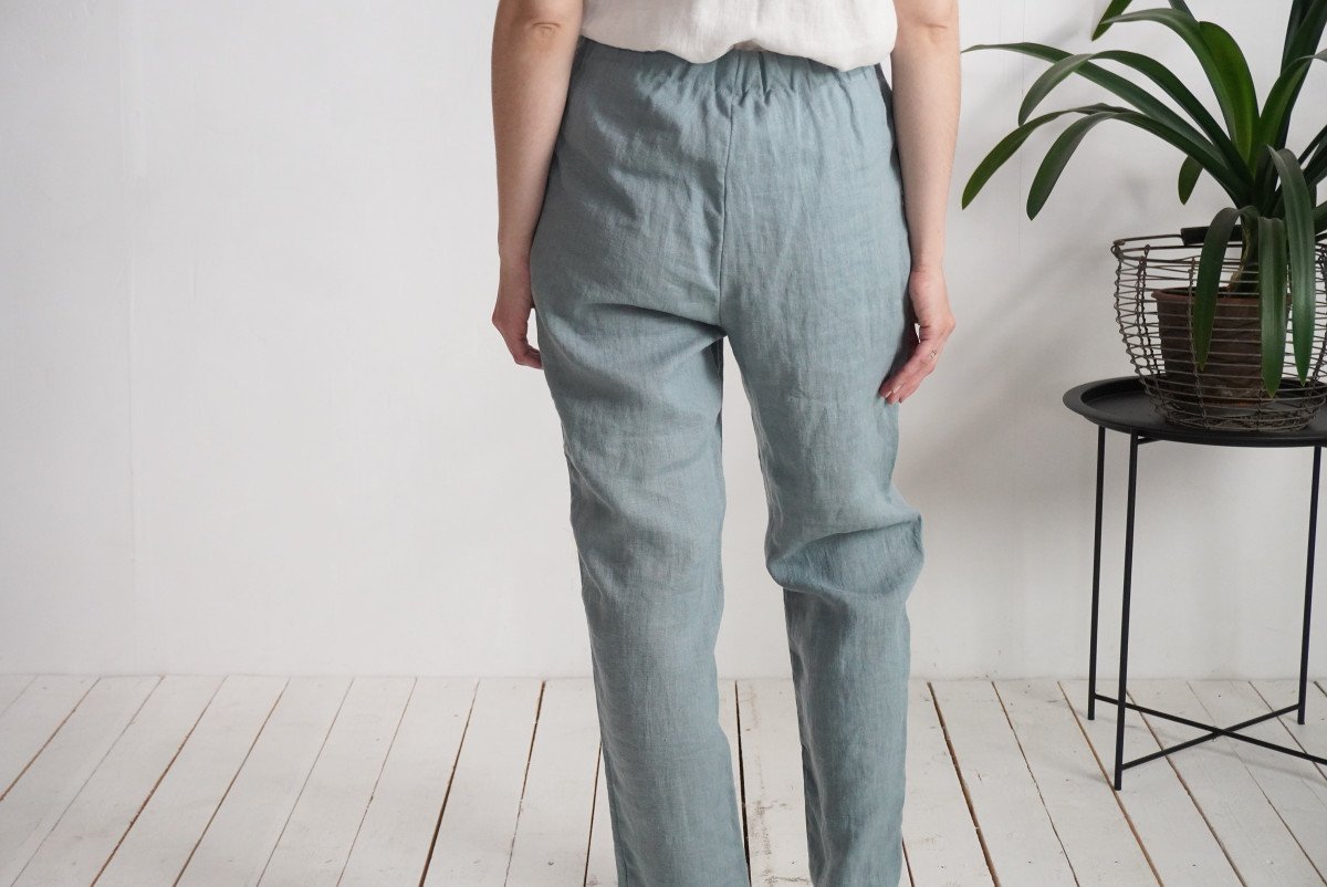 Linen Pants | Blue Sage