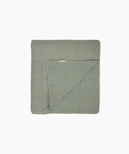 Stonewash Bed Cover in Sage