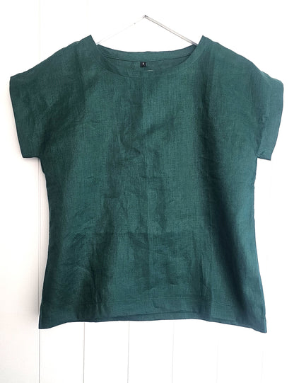 Linen T-Shirt | Emerald