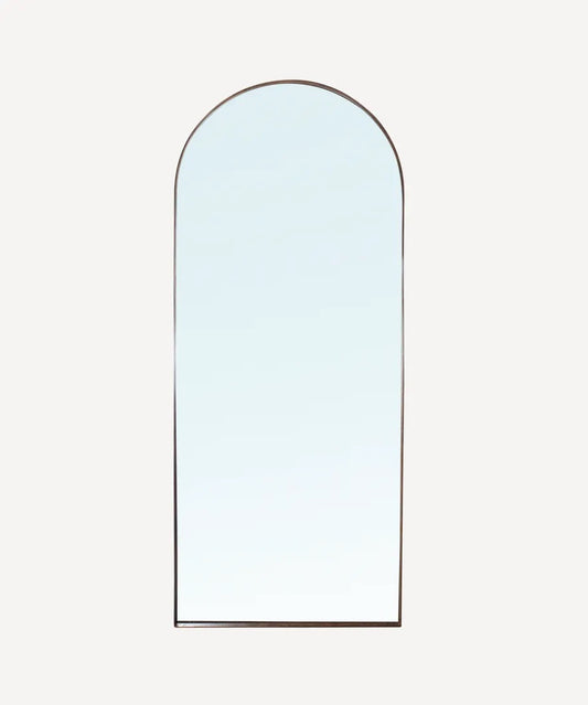 Full Length Arch Mirror | Bronze Iron Frame