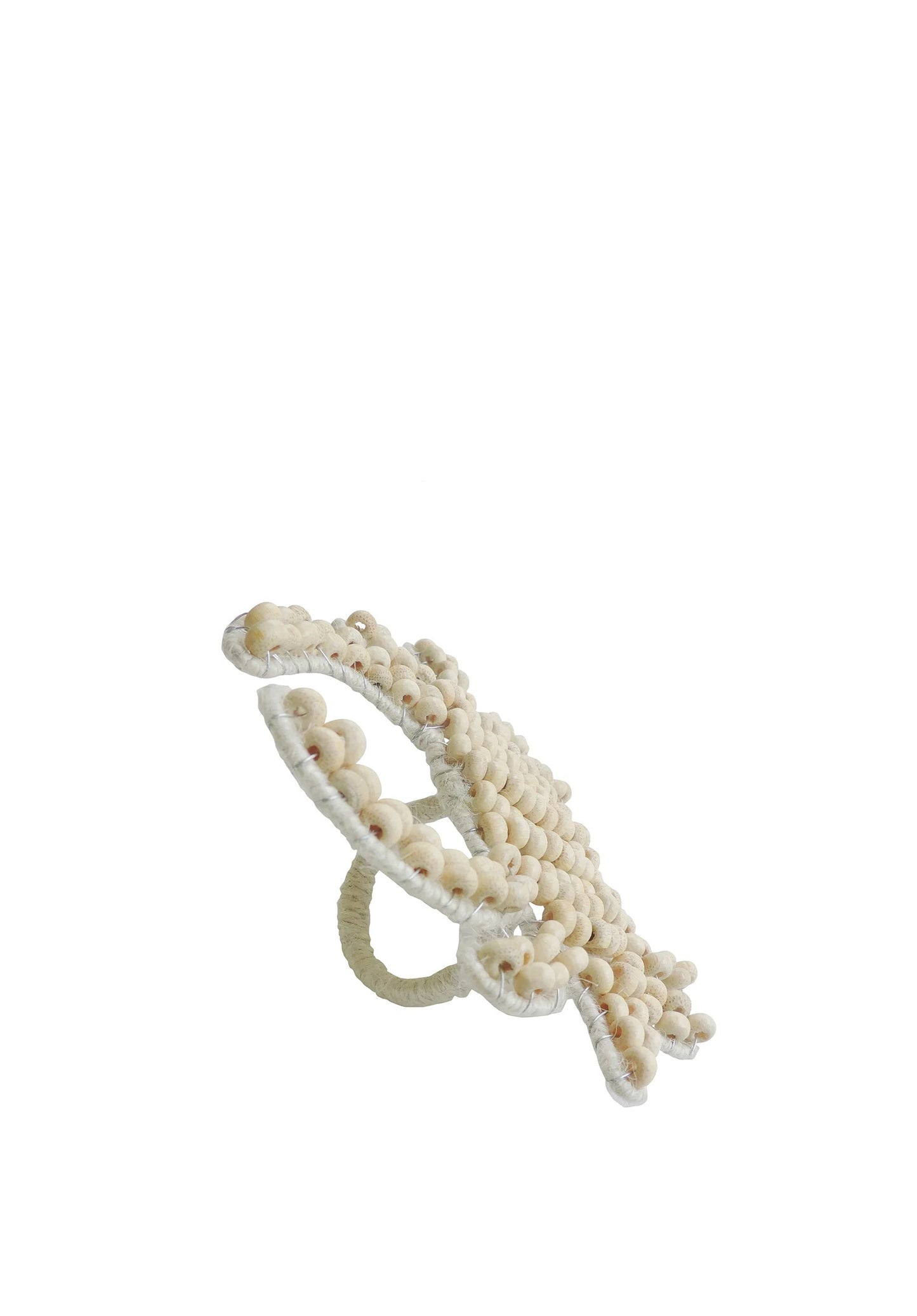 Beaded Napkin Ring - Crab