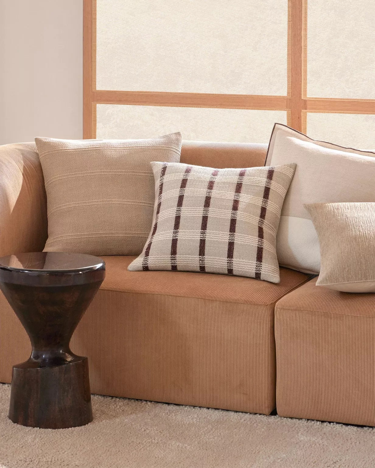 Oia Cushion in Sandstone