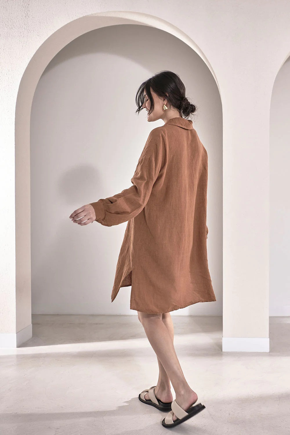 Linen Shift Dress | Nutmeg