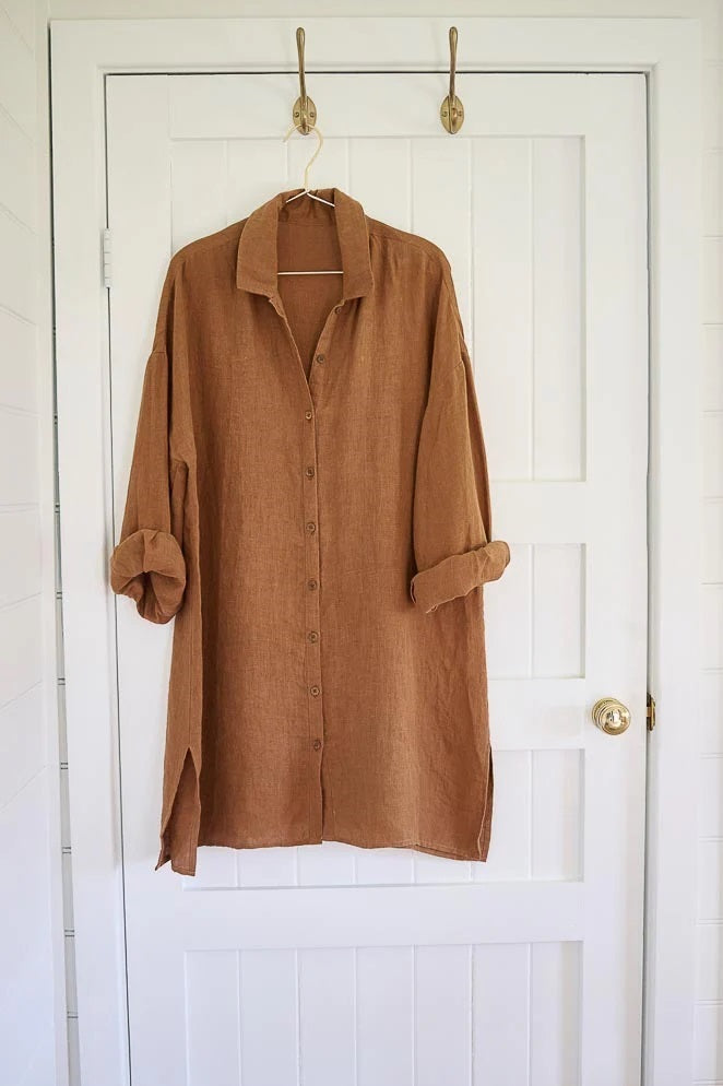 Linen Shift Dress | Nutmeg