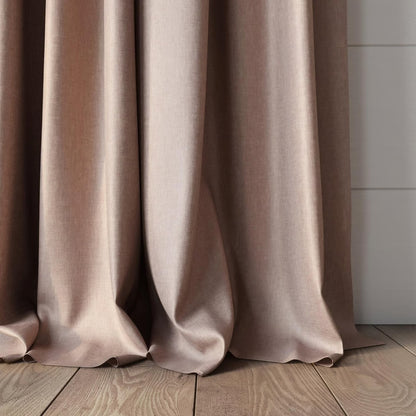 Glamour Cotton Twill Readymade Curtains | Petal