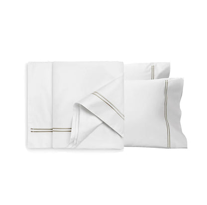 Classique Tailored Flat sheet Set | Pewter