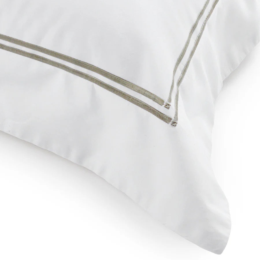 Classique Tailored Flat sheet Set | Pewter