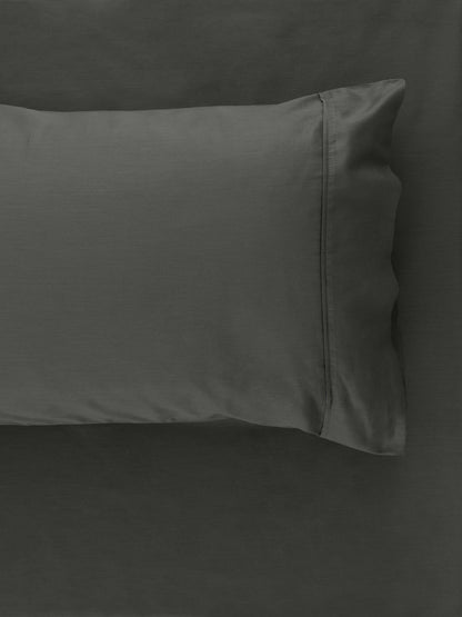 Luxury Bamboo Sheet Set in Steel Grey