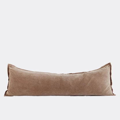 Velvet Lumbar Cushion | Natural