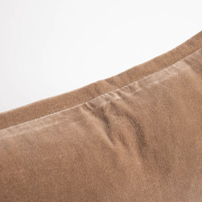 Velvet Lumbar Cushion | Natural