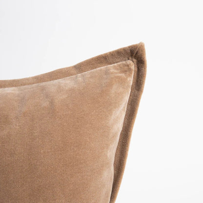 Velvet Lumbar Cushion | Natural