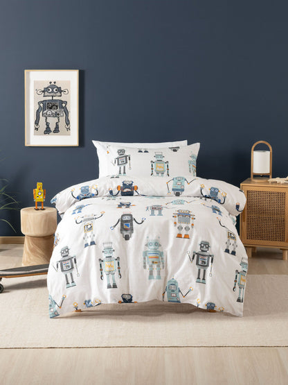 Childrens Duvet Cover | RETRO ROBOT